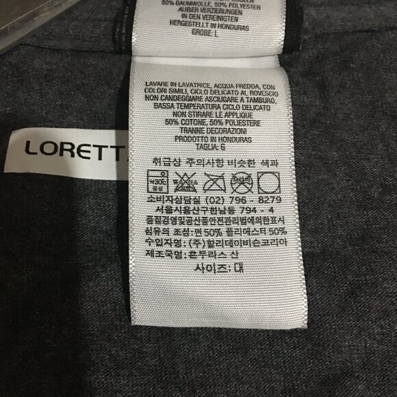 Harley Davidson Womens Large T-Shirt Motorcycle Biker Gray Roma Italy - Picture 5 of 10